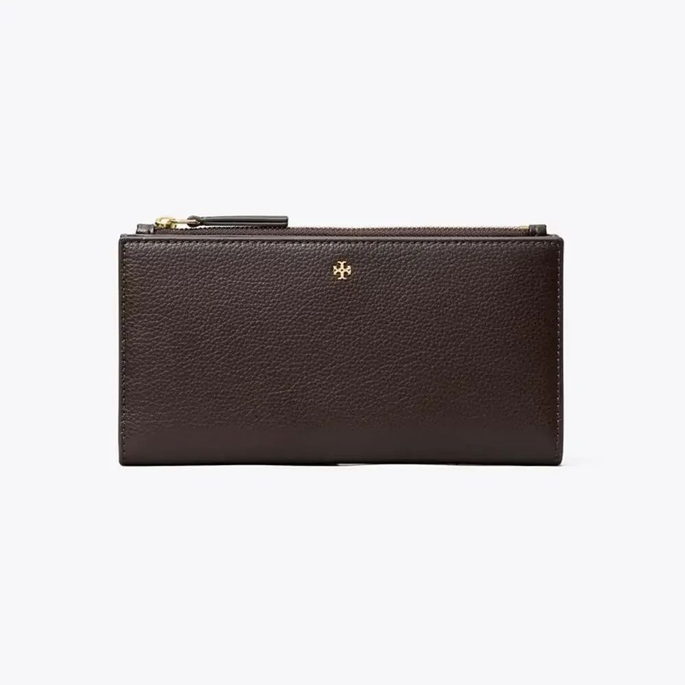 Tory Burch Blake Slim Envelope Wallet 190325 Cocoa $210